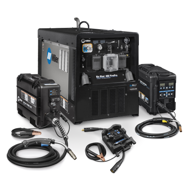 Miller Big Blue 400 PipePro (CAT) Stainless Steel w/Wireless Interface